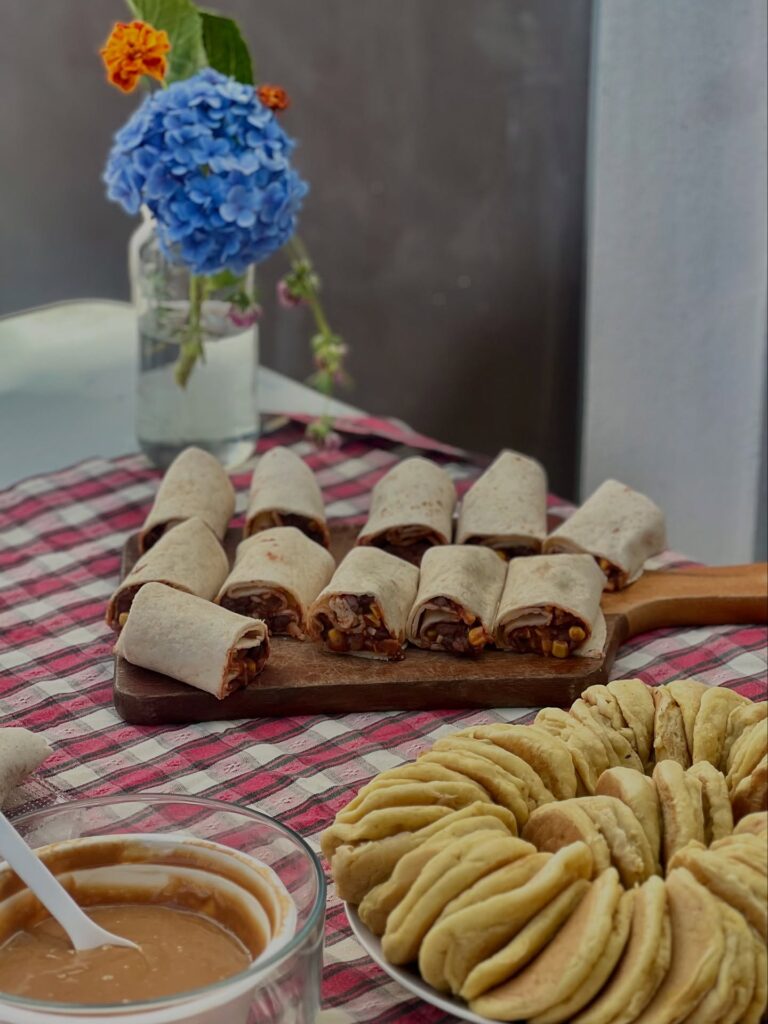 Wraps Veganos e panquecas